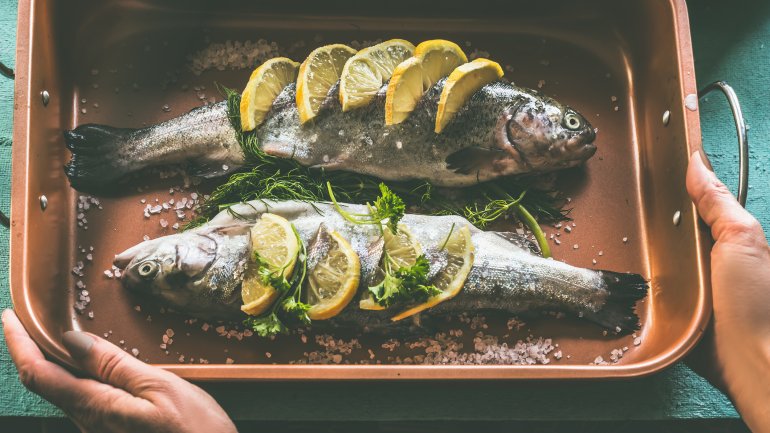 Fisch: Mindestens zweimal pro Woche Fisch: Mindestens zweimal pro Woche